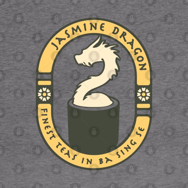 Jasmine Dragon - Rounded Logo by MortalMerch